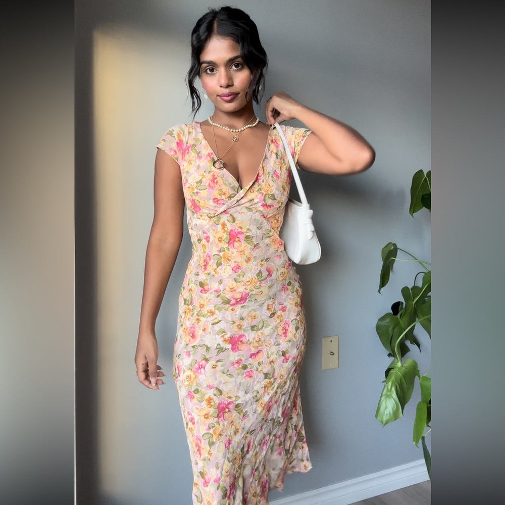 Midi floral dress